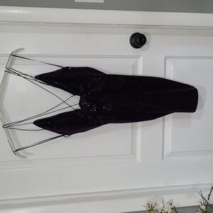 Zara purple party dress